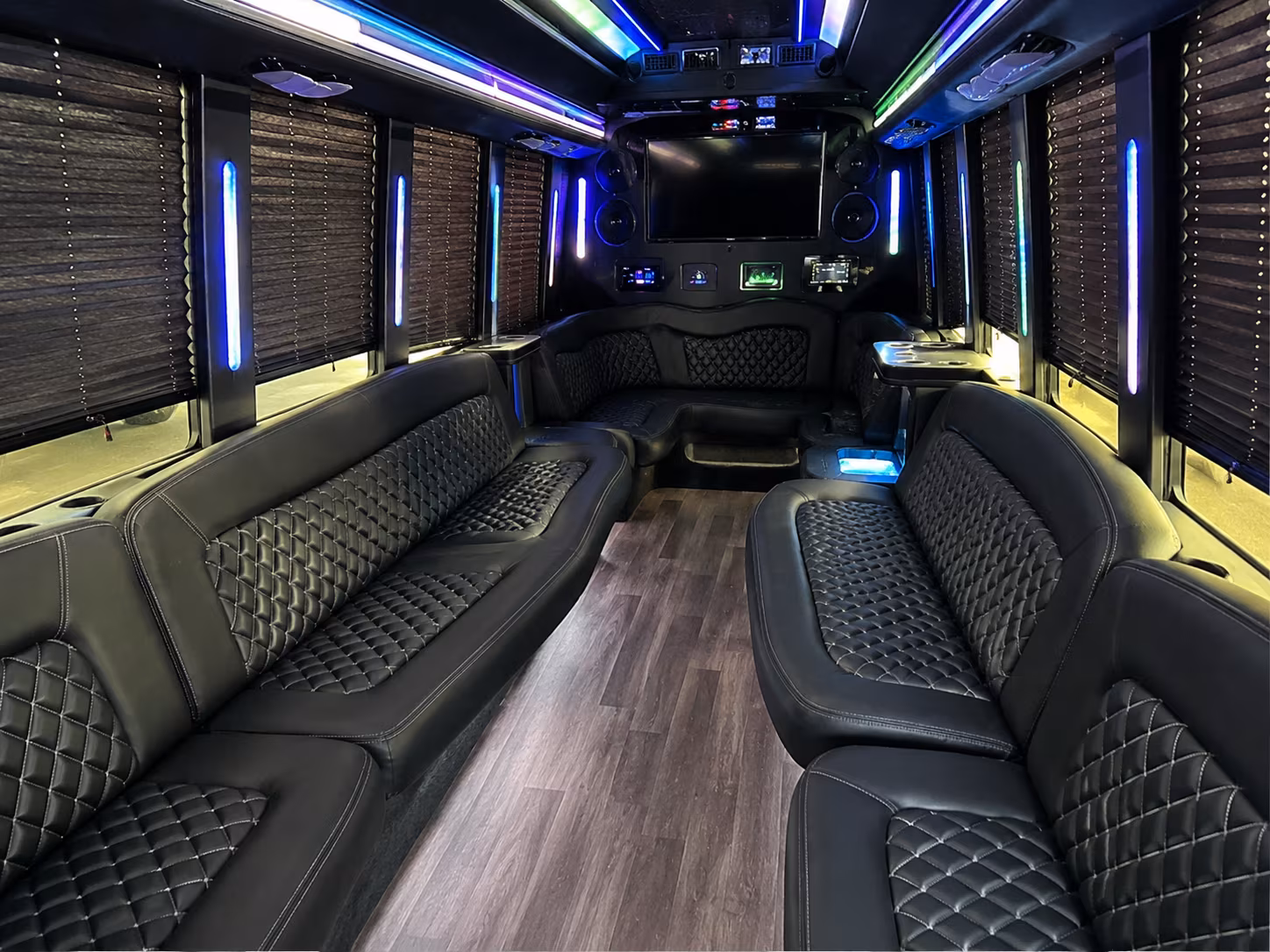 25 Passenger Party Bus Inside