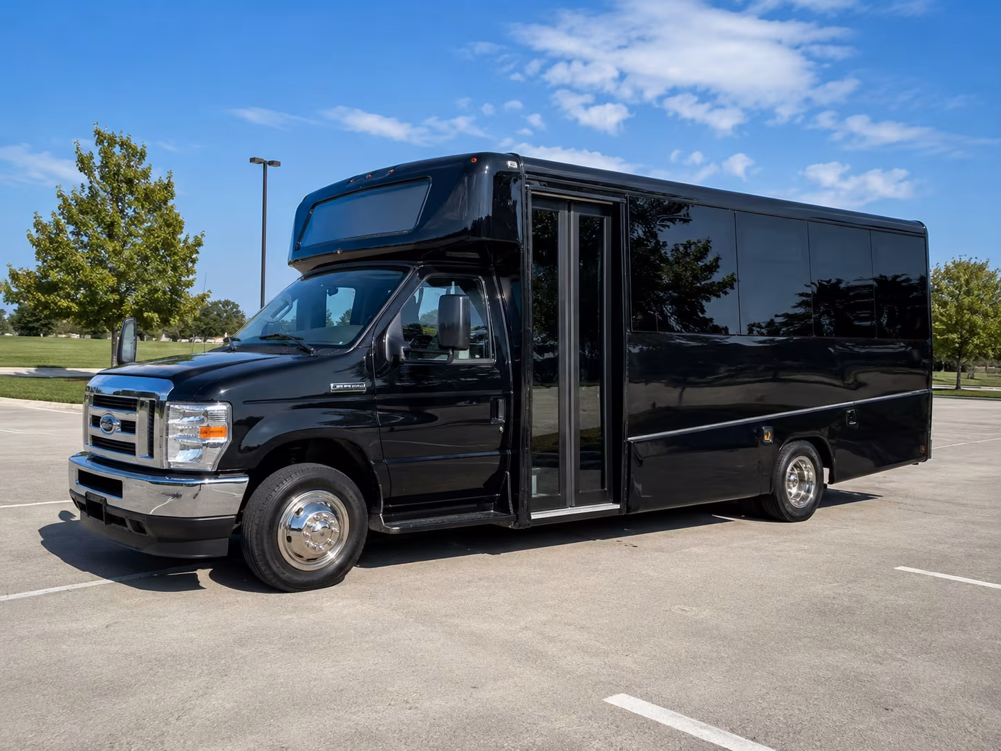 Oxnard Airport Shuttle & Transportation party bus exterior