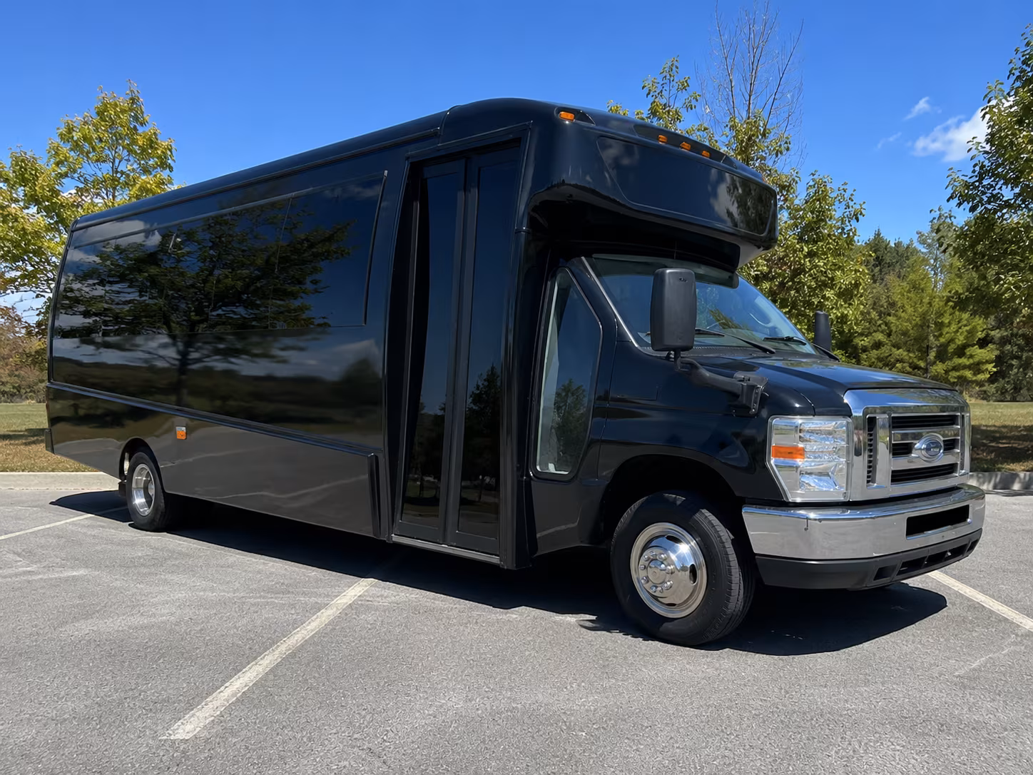 Oxnard Airport Shuttle & Transportation party bus interior