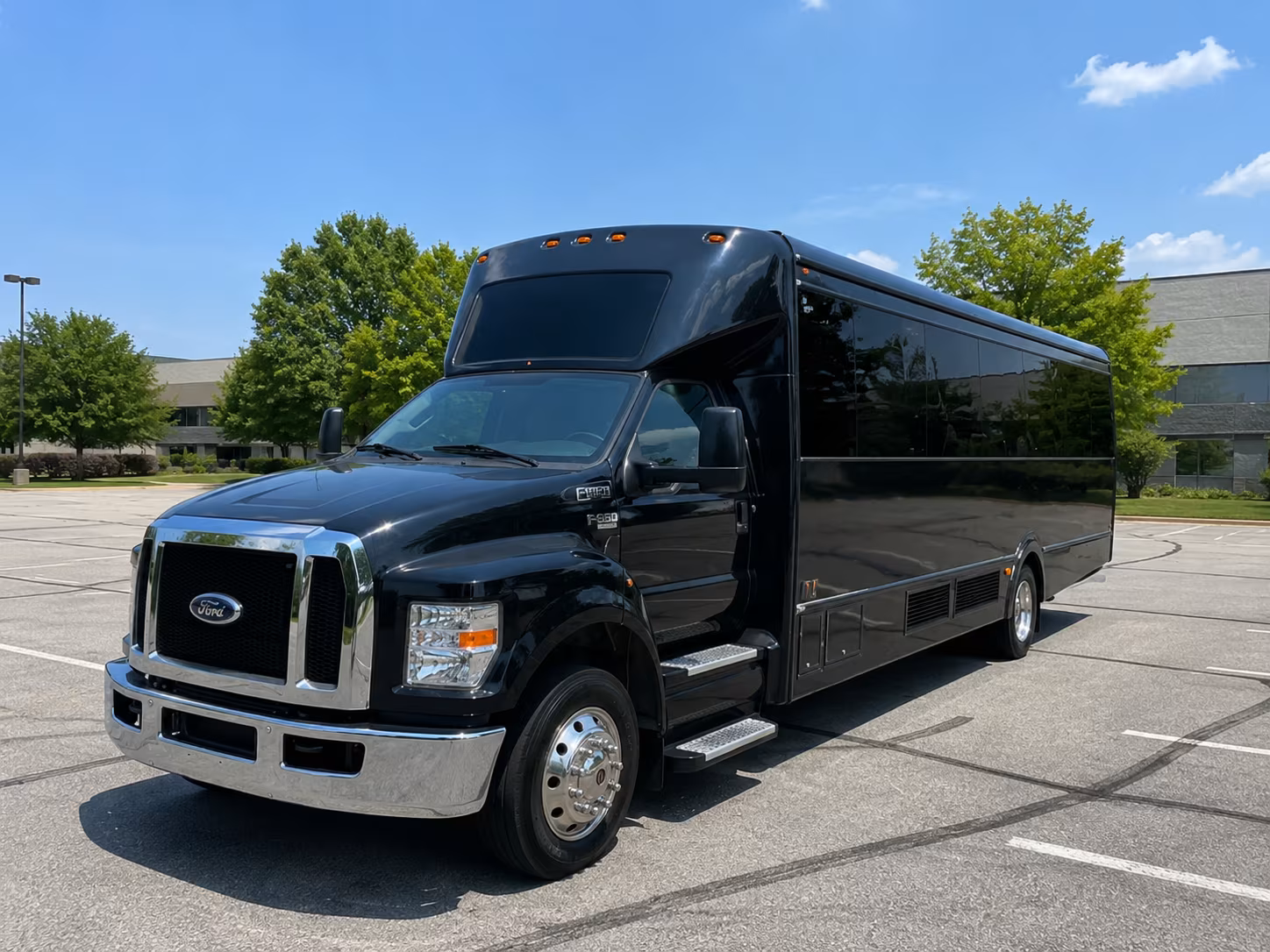 Oxnard Bachelor & Bachelorette Transportation party bus exterior