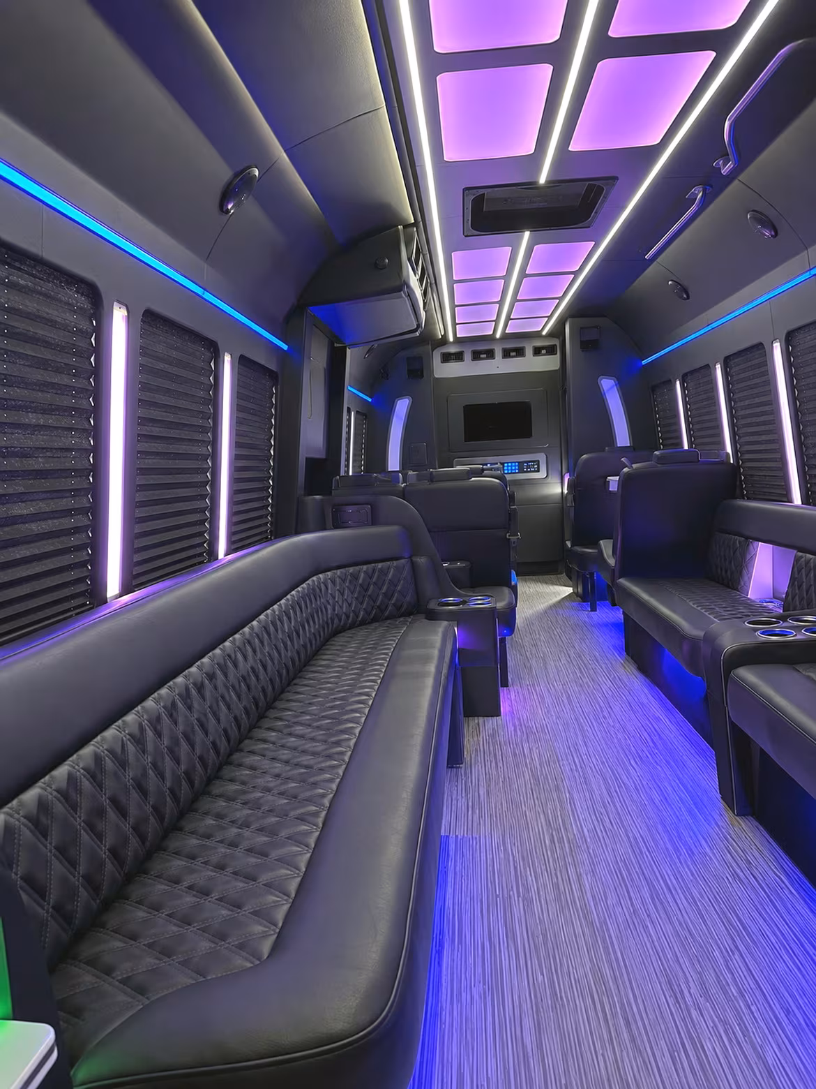 Oxnard Concert & Music Festival Transportation party bus interior