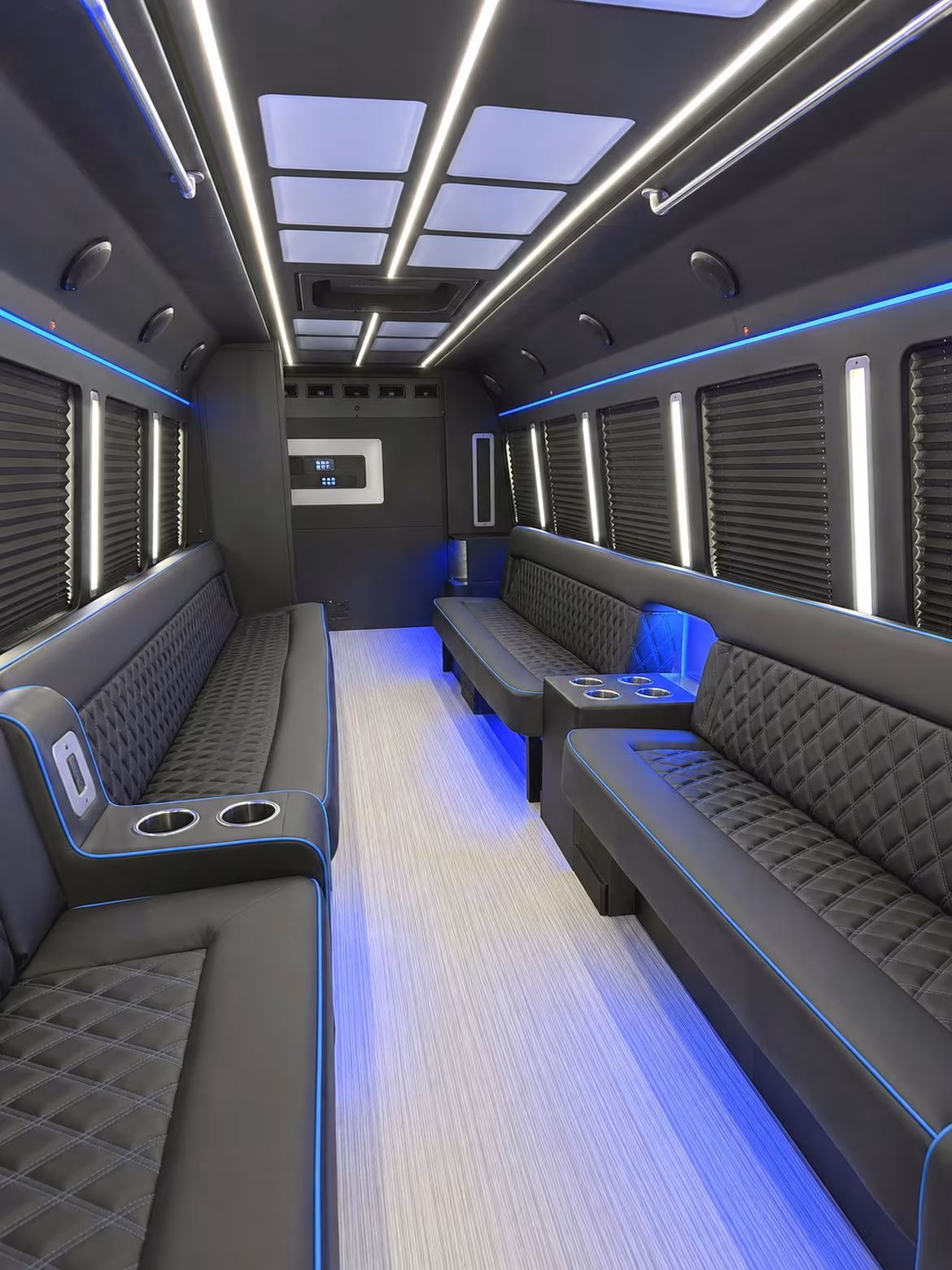 Oxnard Concert & Music Festival Transportation party bus interior
