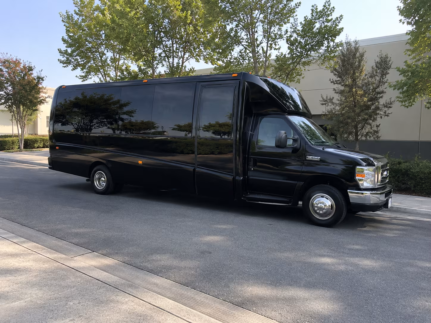 Oxnard Private Event Transportation party bus exterior