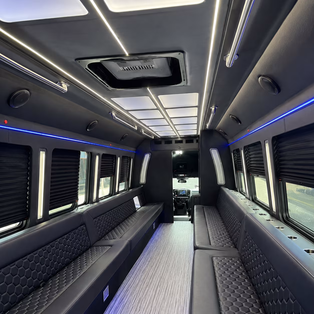 Oxnard Private Event Transportation party bus exterior