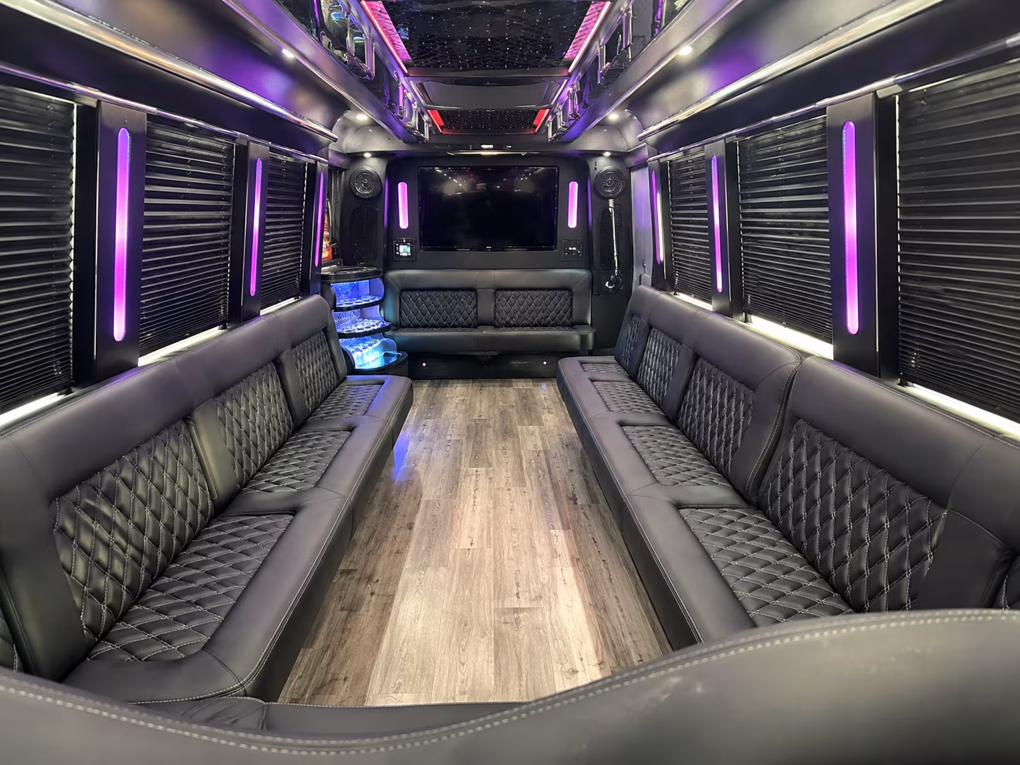 Oxnard Prom & Homecoming Transportation party bus exterior