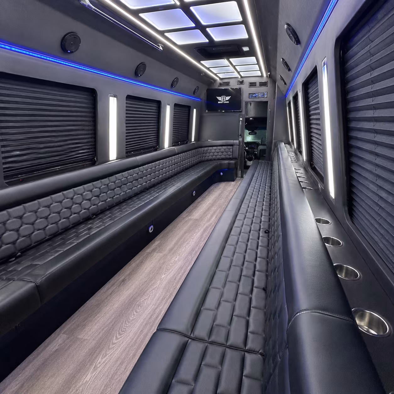 Oxnard Sporting Event Transportation party bus exterior