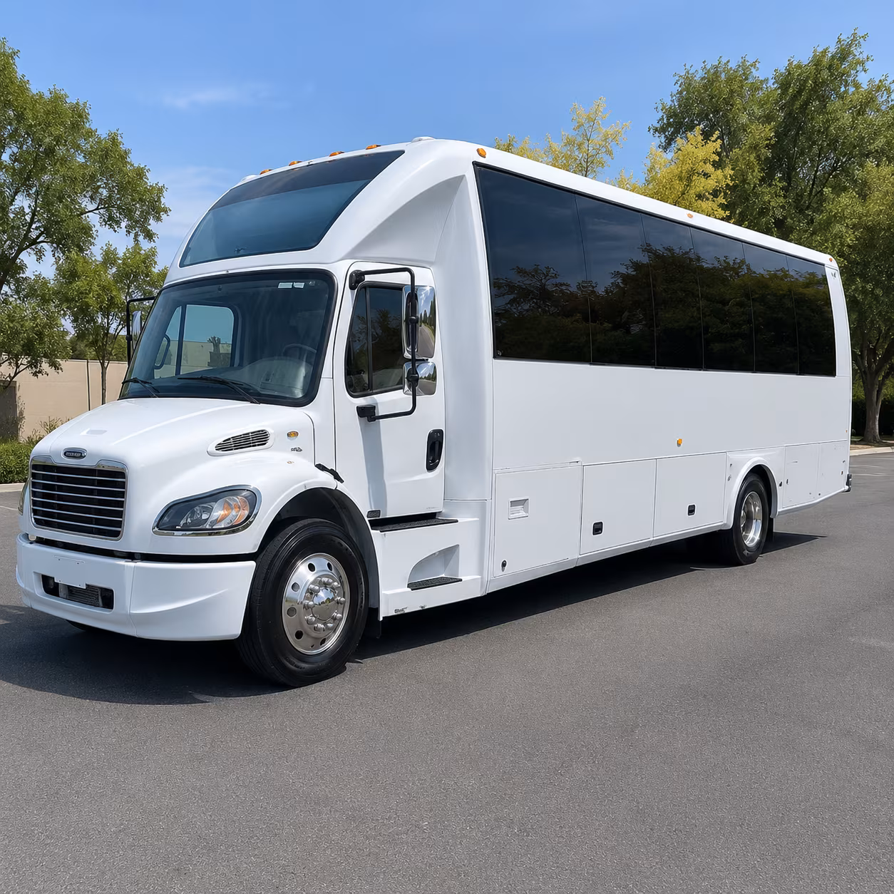 Oxnard Sporting Event Transportation party bus exterior