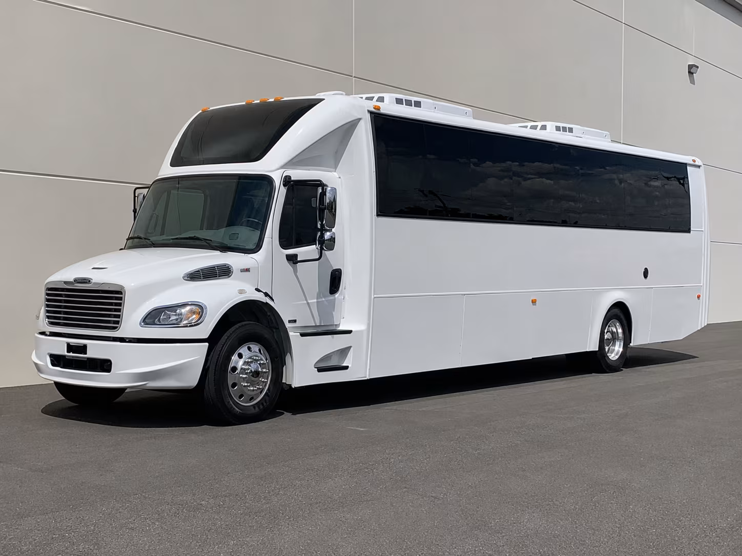 Oxnard Sporting Event Transportation party bus exterior