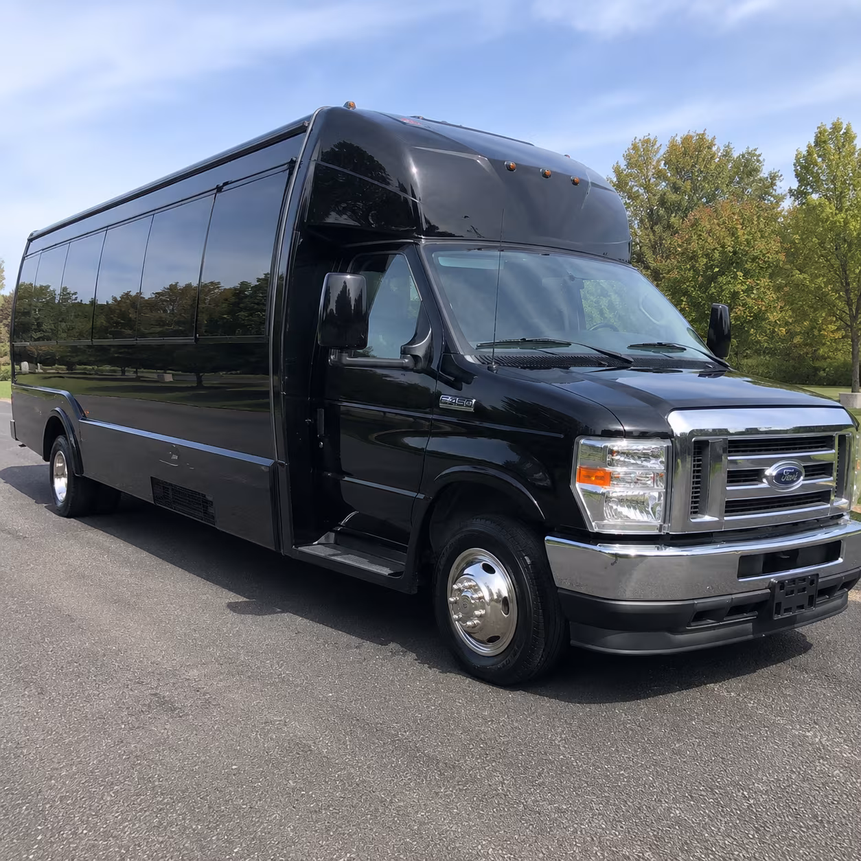 Oxnard Wedding Transportation party bus exterior