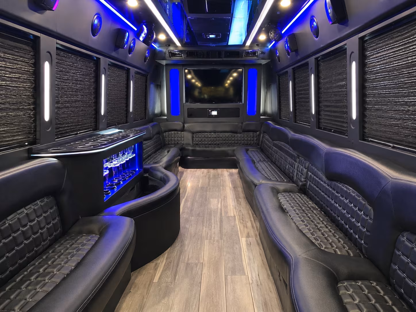 Oxnard Winery Tour & Pub Crawl Transportation party bus exterior
