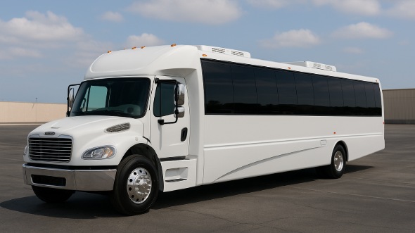 Exterior of Charter Bus Company Camarillo's 28 Passenger Party Bus in Camarillo