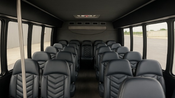 25 passenger minibus interior